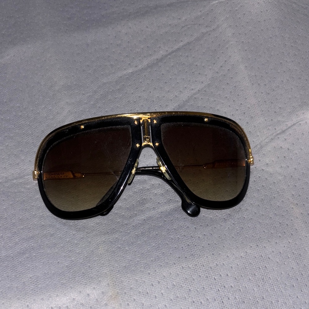 Carrera Black and Gold Men's Glasses